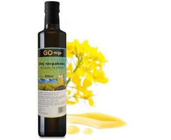 Olej rzepakowy tłoczony na zimno 500 ml - Migogroup
